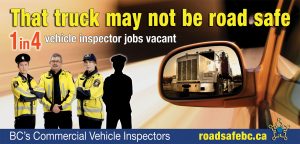 BCGEU - More commercial trucks, fewer safety inspectors BCGEU - More commercial trucks, fewer safety inspectors (IMAGE)